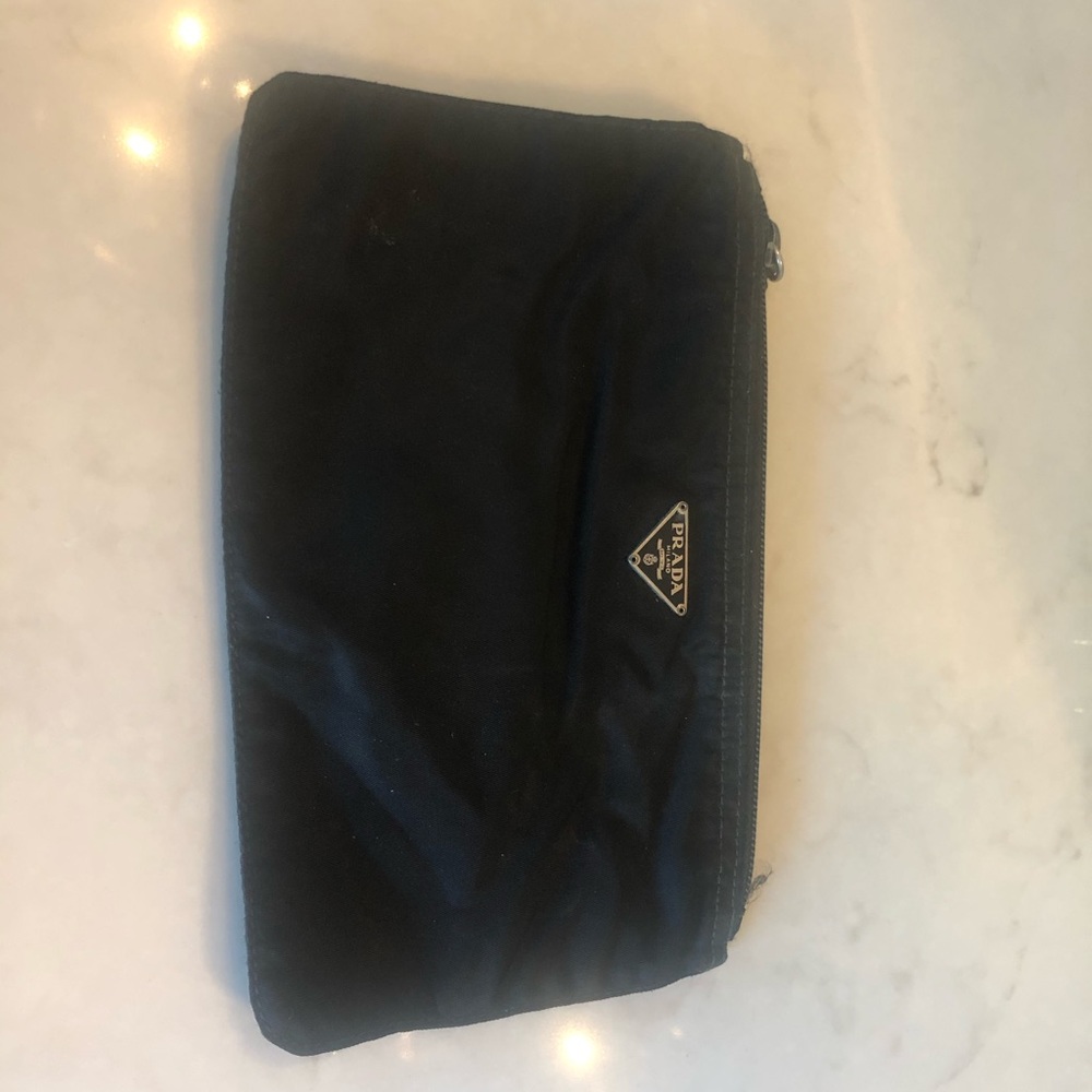 Black Prada cosmetic case